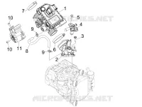 Throttle body - Injector - Union pipe