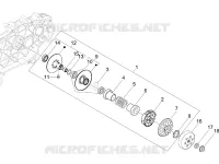 Driven pulley