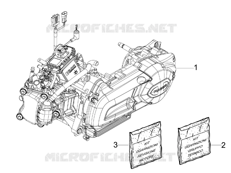 Engine, assembly