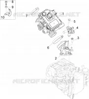 Throttle body - Injector - Union pipe
