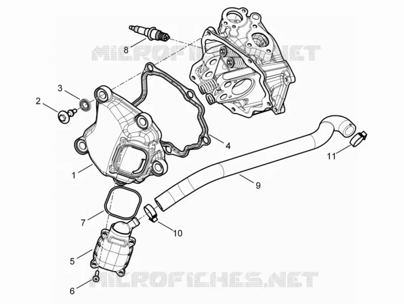 Cylinder head cover