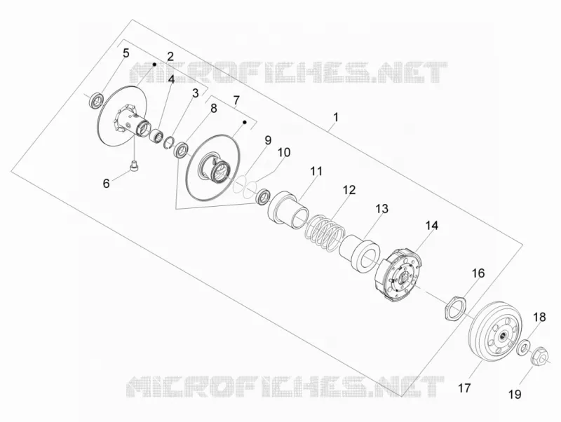 Driven pulley