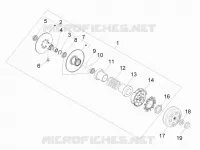 Driven pulley