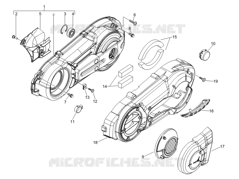 Crankcase cover - Crankcase cooling