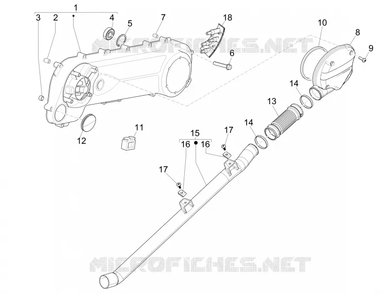 Crankcase cover - Crankcase cooling