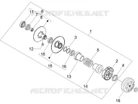Driven pulley