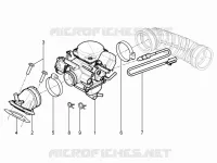 Carburettor, assembly - Union pipe