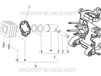 Cylinder-piston-wrist pin unit