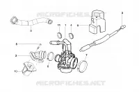 Carburettor, assembly - Union pipe