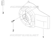 Flywheel magneto cover - Oil filter