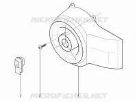 FLYWHEEL COVER - OIL FILTER