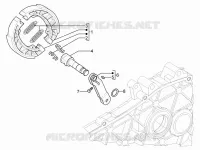 Rear brake - Brake jaw