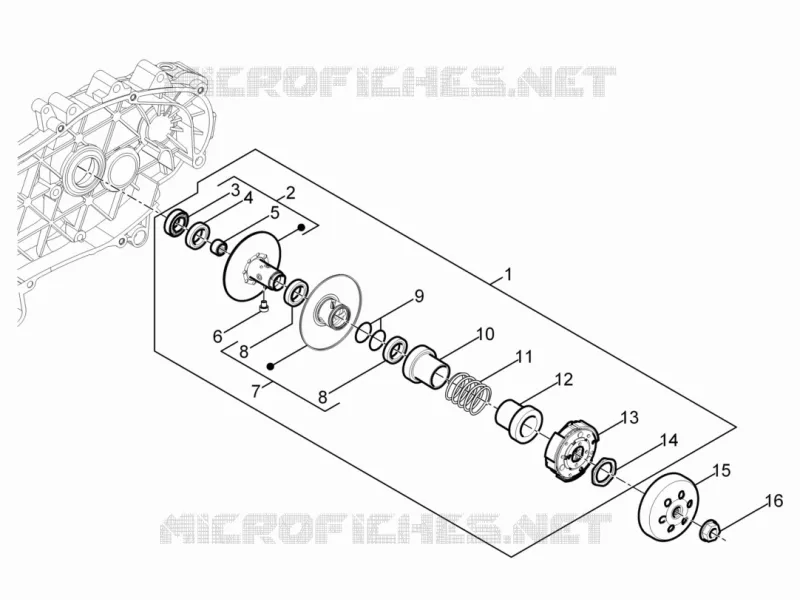Driven pulley