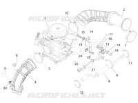 Carburettor, assembly - Union pipe