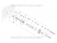 Driven pulley