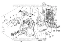 Flywheel magneto cover - Oil filter