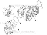 Throttle body - Injector - Union pipe