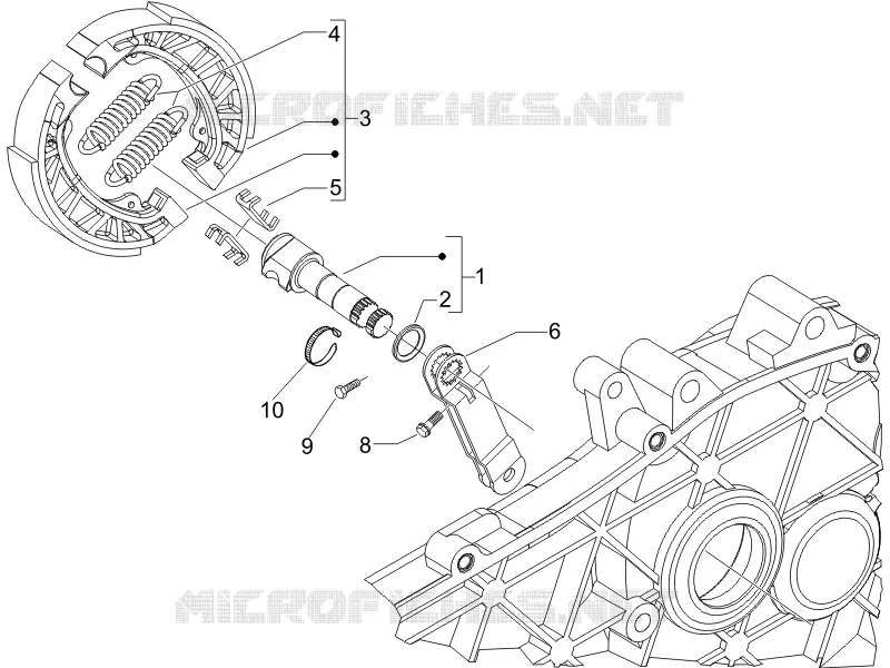 Rear brake - Brake jaw