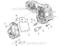 Flywheel magneto cover - Oil filter