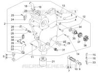Flywheel magneto cover - Oil filter