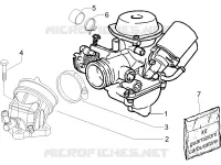 Carburettor, assembly - Union pipe