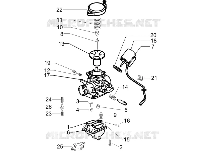 Carburetor's components