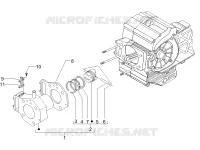 Cylinder-piston-wrist pin unit
