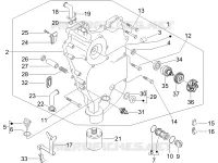 Flywheel magneto cover - Oil filter