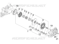 Driven pulley
