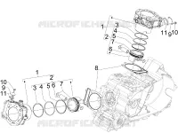 Cylinder-piston-wrist pin unit