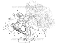 Flywheel magneto cover - Oil filter