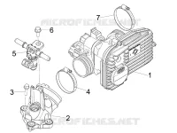 Throttle body - Injector - Union pipe