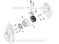 Flywheel magneto