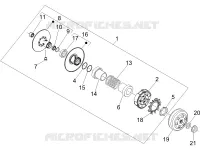 Driven pulley