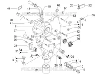 Flywheel magneto cover - Oil filter