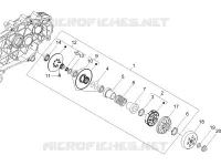 Driven pulley