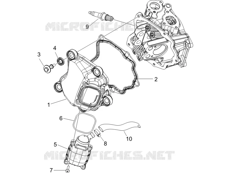 Cylinder head cover