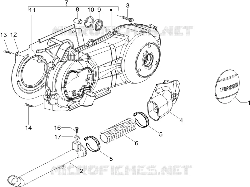 Crankcase cover - Crankcase cooling