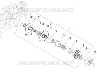 Driven pulley