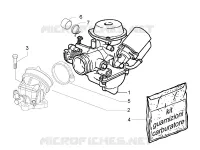 Carburettor, assembly - Union pipe