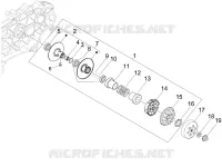 Driven pulley