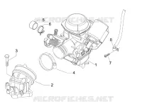 Carburettor, assembly - Union pipe