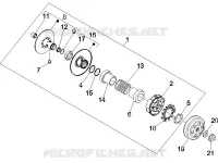 Driven pulley