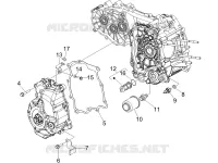 Flywheel magneto cover - Oil filter