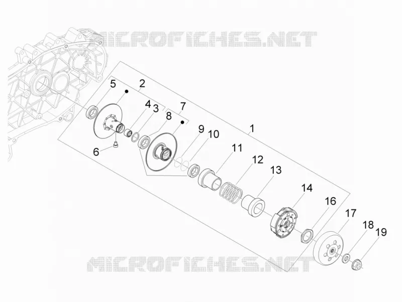 Driven pulley