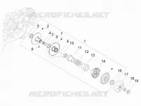 Driven pulley