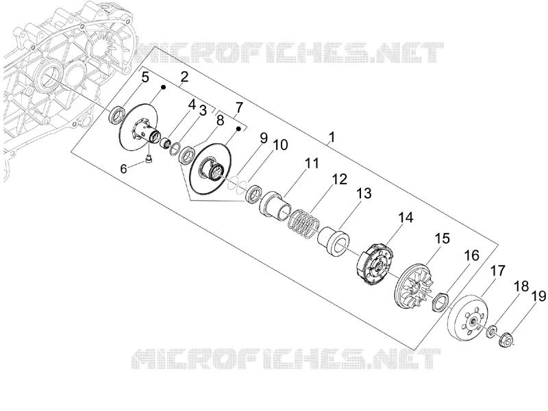 Driven pulley