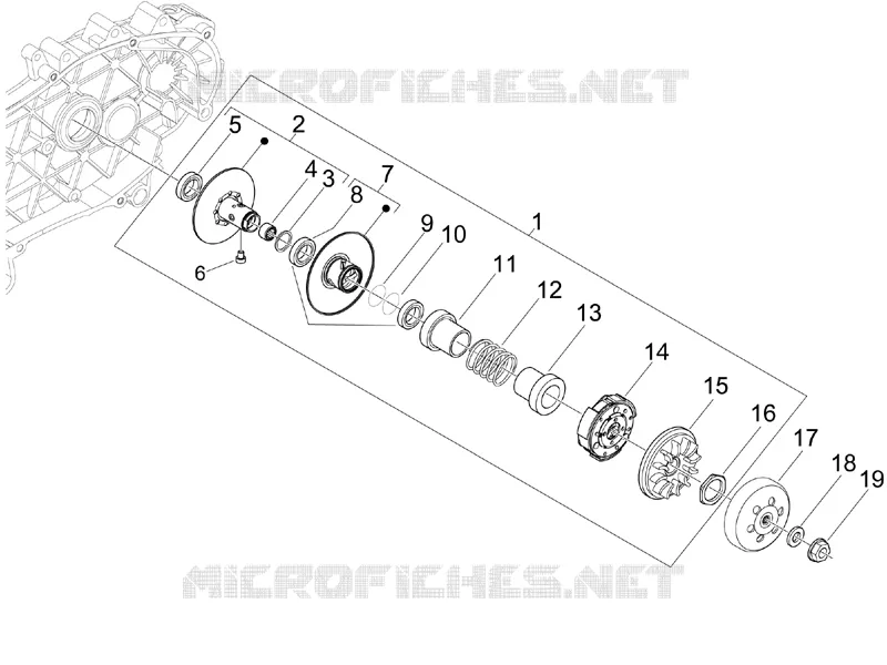 Driven pulley