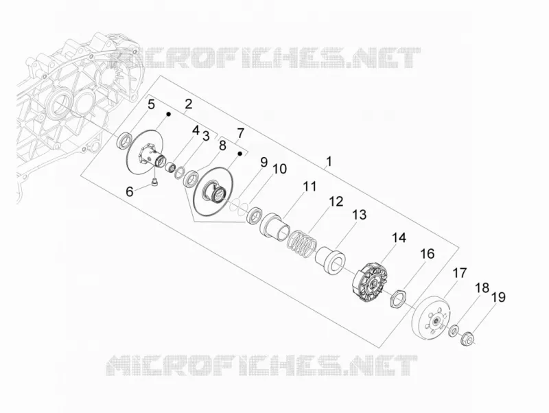 Driven pulley