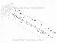 Driven pulley
